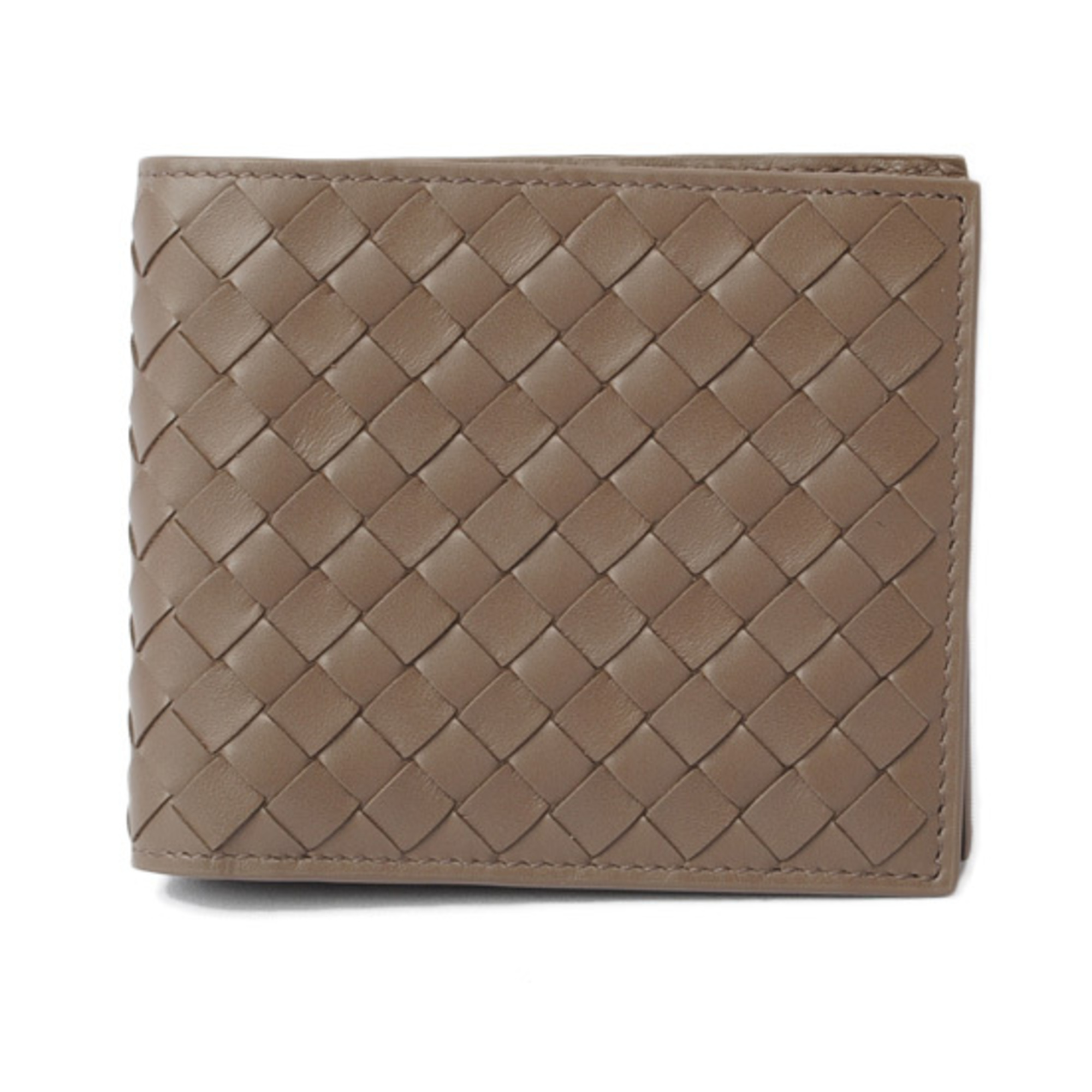Bottega Veneta Wallet Folded Wallet Inlet Chart 113993 Khaki